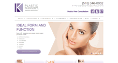 Desktop Screenshot of kplasticsurgery.com